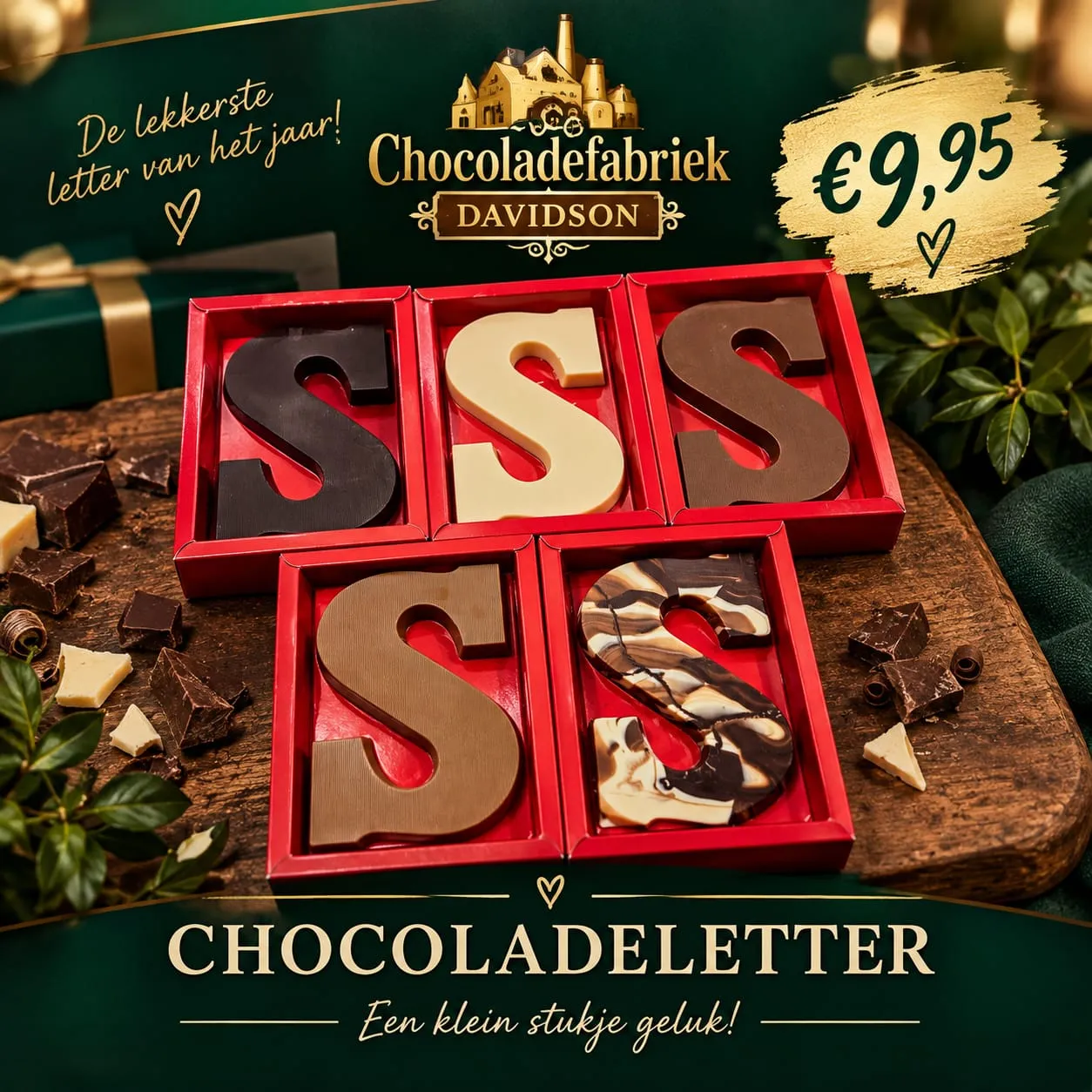 Chocoladeletters standaard